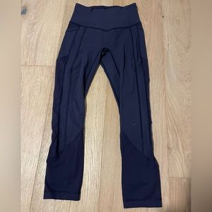 LULULEMON blue leggings size: 4